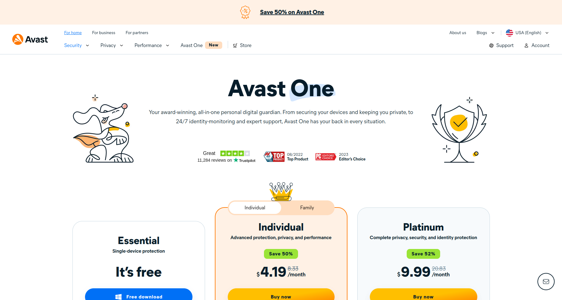 Avast One Screenshot