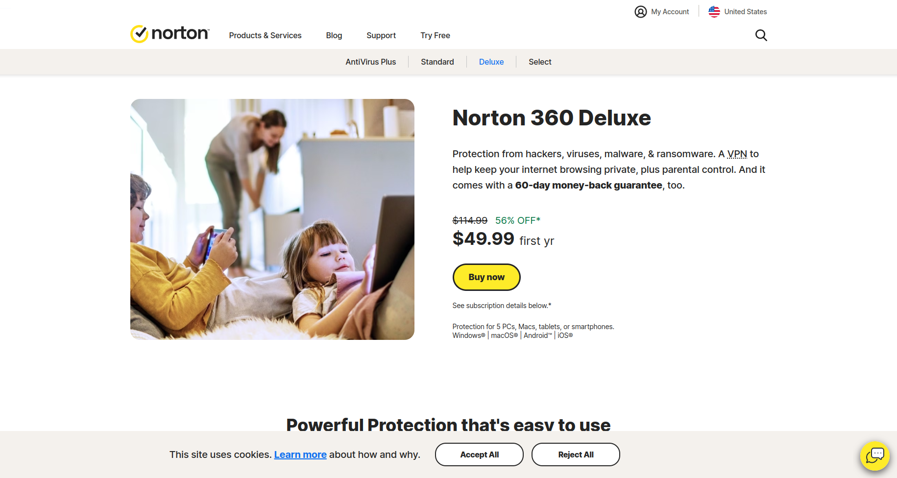 Norton 360 Deluxe Screenshot