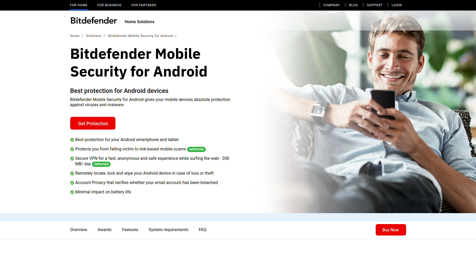 Bitdefender Mobile Security Screenshot